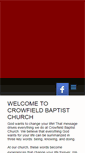 Mobile Screenshot of crowfieldbaptist.com